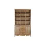 Guarda-louça DKD Home Decor Natural 124,5 x 39 x 201,8 cm Abeto Alumínio Madeira MDF de DKD Home Decor, Prateleiras - Ref: S3...