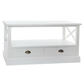 Mesa de Centro DKD Home Decor Branco Madeira (108 x 48 x 56,5 cm) de DKD Home Decor, Jogos de móveis - Ref: S3033966, Preço: ...