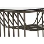 Conjunto de 2 mesas pequenas DKD Home Decor Preto Cobre 52 x 52 x 44 cm de DKD Home Decor, Jogos de móveis - Ref: S3033973, P...