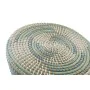 Footrest DKD Home Decor Natural Turquoise White Rattan Tropical Seagrass (41 x 41 x 42 cm) by DKD Home Decor, Footstools & Ot...