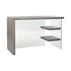 Bureau DKD Home Decor Verre Gris Transparent MDF Verre trempé (120 x 50 x 76 cm) de DKD Home Decor, Bureaux et tables d'ordin...