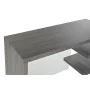 Desk DKD Home Decor Crystal Grey Transparent MDF Tempered Glass (120 x 50 x 76 cm) by DKD Home Decor, Computer desks and tabl...