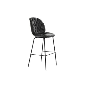 Stool DKD Home Decor 50 x 53 x 114 cm Black Metal Dark grey polypropylene by DKD Home Decor, Barstools - Ref: S3034073, Price...