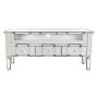 Meubles de télévision DKD Home Decor Argenté Miroir MDF (112 x 50 x 45 cm) de DKD Home Decor, Tables et supports de télévisio...