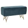 Bench DKD Home Decor 90 x 31 x 47 cm Metal Turquoise by DKD Home Decor, Chairs - Ref: S3034085, Price: 117,29 €, Discount: %