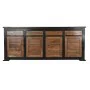 Buffet DKD Home Decor Noir Naturel Acacia de DKD Home Decor, Buffets, crédences et vaisseliers - Réf : S3034096, Prix : 800,5...