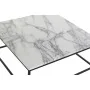 Centre Table DKD Home Decor White Black Metal MDF Wood 80 x 80 x 34 cm by DKD Home Decor, Coffee Tables - Ref: S3034114, Pric...