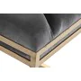 Banqueta DKD Home Decor Dorado Gris oscuro Poliéster Metal 100 x 40 x 50 cm de DKD Home Decor, Sillas - Ref: S3034117, Precio...