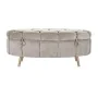 Banc de coffre DKD Home Decor Beige Métal Polyester (125 x 55 x 53 cm) de DKD Home Decor, Chaises - Réf : S3034130, Prix : 34...