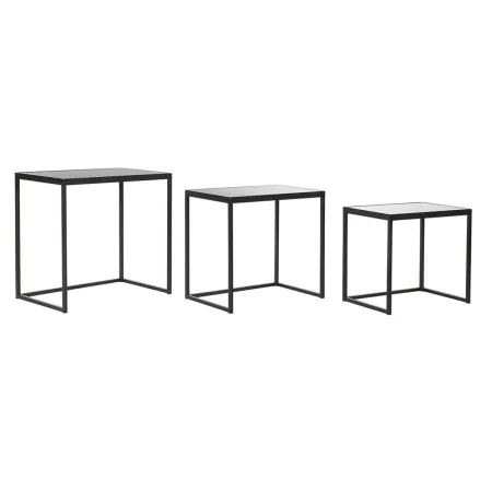 Juego de 3 Mesitas DKD Home Decor Negro 58 x 36,5 x 53,5 cm de DKD Home Decor, Mesas - Ref: S3034136, Precio: 237,12 €, Descu...