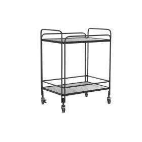 Serving trolley DKD Home Decor Black Metal Crystal 60,5 x 40,5 x 75,5 cm by DKD Home Decor, Serving Trolleys - Ref: S3034137,...