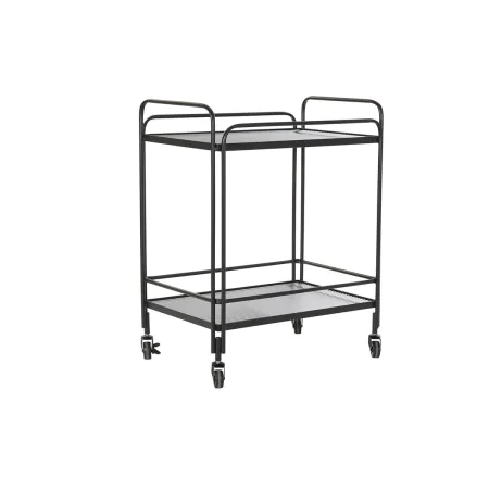 Chariot de service DKD Home Decor Noir Métal Verre 60,5 x 40,5 x 75,5 cm de DKD Home Decor, Dessertes - Réf : S3034137, Prix ...