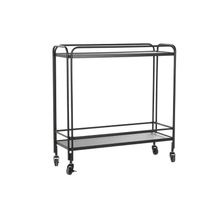 Consola DKD Home Decor Cristal Preto Metal (80 x 28 x 80,5 cm) de DKD Home Decor, Jogos de móveis - Ref: S3034142, Preço: 195...