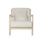 Fauteuil DKD Home Decor Beige Polyester Bois MDF (65 x 77 x 73 cm) de DKD Home Decor, Chaises - Réf : S3034148, Prix : 226,75...