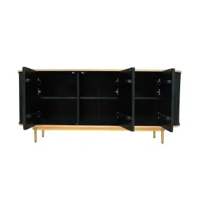 Buffet DKD Home Decor 177 x 45 x 75 cm Naturel Noir Chêne Bois de manguier de DKD Home Decor, Buffets, crédences et vaisselie...