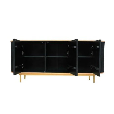 Sideboard DKD Home Decor 177 x 45 x 75 cm Natural Black Oak Mango wood by DKD Home Decor, Sideboards - Ref: S3034175, Price: ...