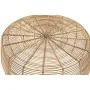 Centre Table DKD Home Decor Natural Metal polypropylene 70 x 70 x 38 cm by DKD Home Decor, Coffee Tables - Ref: S3034185, Pri...