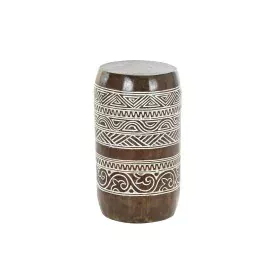 Mesa de apoio DKD Home Decor Branco Natural 28 x 28 x 50 cm 29 x 29 x 50 cm de DKD Home Decor, Jogos de móveis - Ref: S303420...