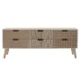 Móvel de TV DKD Home Decor Abeto Castanho Madeira MDF 120 x 40 x 47 cm de DKD Home Decor, Mesas e suportes para TV - Ref: S30...