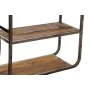 Shelves DKD Home Decor Black Dark brown Wood Metal Mirror 73 x 19 x 50 cm by DKD Home Decor, Standing Shelf Units - Ref: S303...