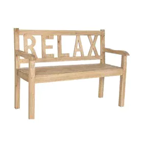 Banc DKD Home Decor Relax 120 x 44 x 87 cm Naturel bois mindi Aluminium de DKD Home Decor, Bancs - Réf : S3034230, Prix : 182...