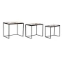 Set of 3 tables DKD Home Decor Yellow Black Pink Golden 60 x 40 x 50 cm by DKD Home Decor, Tables - Ref: S3034263, Price: 186...