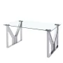 Mesa de Comedor DKD Home Decor Cristal Acero (180 x 90 x 75 cm) de DKD Home Decor, Mesas - Ref: S3034272, Precio: 411,40 €, D...