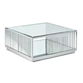 Table Basse DKD Home Decor Transparent Argenté Acier Miroir 100 x 100 x 45 cm de DKD Home Decor, Tables basses - Réf : S30342...