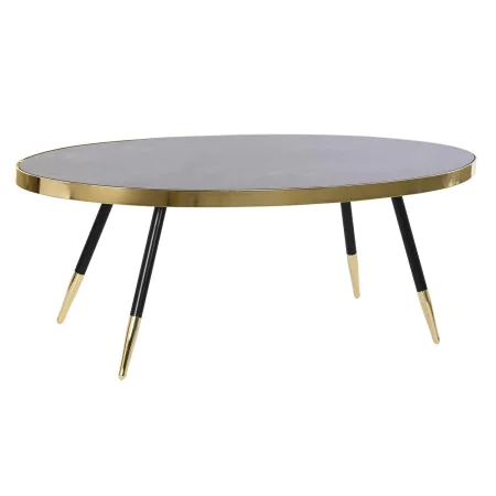 Table Basse DKD Home Decor Noir Doré Verre Acier 110 x 50 x 41,5 cm de DKD Home Decor, Tables basses - Réf : S3034288, Prix :...