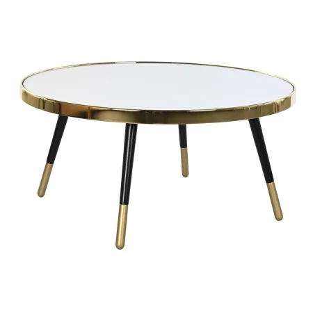 Table Basse DKD Home Decor Glamour Doré Argenté Acier Miroir 82,5 x 82,5 x 40 cm de DKD Home Decor, Tables basses - Réf : S30...