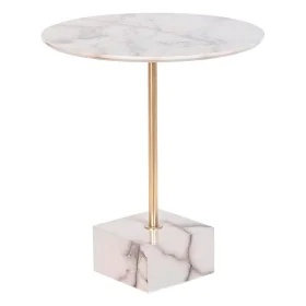 Side table DKD Home Decor Marble Steel Resin (45 x 45 x 50 cm) by DKD Home Decor, Tables - Ref: S3034296, Price: 89,82 €, Dis...