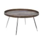 Table Basse DKD Home Decor Marron Argenté Métal Acier Bois MDF 30 x 40 cm 78 x 78 x 41,5 cm de DKD Home Decor, Tables basses ...