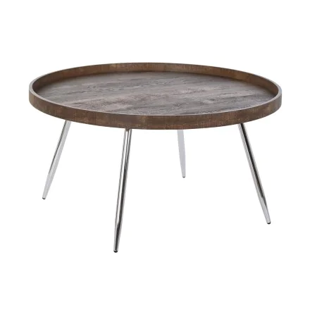 Mesa de Centro DKD Home Decor Marrón Plateado Metal Acero Madera MDF 30 x 40 cm 78 x 78 x 41,5 cm de DKD Home Decor, Mesas de...