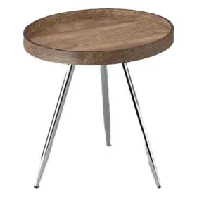 Mesa de apoio DKD Home Decor Aço Madeira MDF (45,8 x 45,8 x 47,5 cm) de DKD Home Decor, Jogos de móveis - Ref: S3034303, Preç...