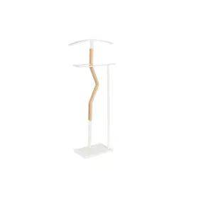 Hat stand DKD Home Decor Natural Wood Steel White (48 x 20 x 106,5 cm) by DKD Home Decor, Tidy Rails - Ref: S3034304, Price: ...