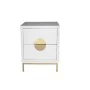 Nightstand DKD Home Decor Metal MDF (50 x 35 x 60 cm) by DKD Home Decor, Bedside Tables - Ref: S3034307, Price: 91,52 €, Disc...