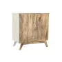 Cassettiera DKD Home Decor Metallo Bianco Coloniale Marrone scuro Legno di mango (72 x 50 x 75 cm) di DKD Home Decor, Comò e ...