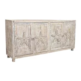 Buffet DKD Home Decor Naturel Blanc Bois de manguier (193 x 40,6 x 91,4 cm) de DKD Home Decor, Buffets, crédences et vaisseli...