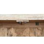 Aparador DKD Home Decor Natural Branco Madeira de mangueira (193 x 40,6 x 91,4 cm) de DKD Home Decor, Armários e aparadores -...