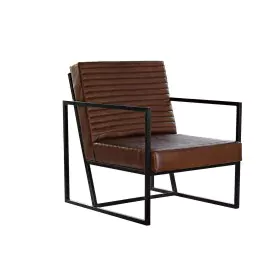 Armchair DKD Home Decor Brown Black Metal 75 x 89 x 90 cm by DKD Home Decor, Chairs - Ref: S3034335, Price: 457,90 €, Discoun...