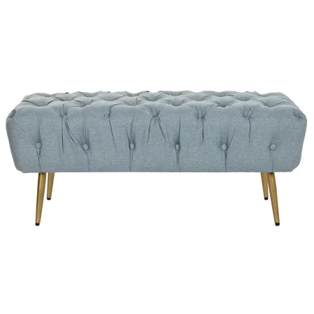 Banqueta DKD Home Decor 103 x 46 x 42 cm Azul Dourado Metal de DKD Home Decor, Cadeiras - Ref: S3034366, Preço: 106,84 €, Des...