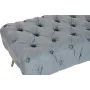 Banquette DKD Home Decor 103 x 46 x 42 cm Bleu Doré Métal de DKD Home Decor, Chaises - Réf : S3034366, Prix : 106,84 €, Remis...