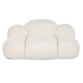 Sofá DKD Home Decor 149 x 76 x 77 cm Nuvens Branco Moderno de DKD Home Decor, Sofás - Ref: S3034368, Preço: 703,17 €, Descont...