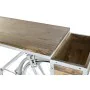 Consola DKD Home Decor Branco Castanho Ferro Madeira de mangueira 195 x 40 x 91 cm de DKD Home Decor, Jogos de móveis - Ref: ...