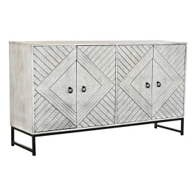 Sideboard DKD Home Decor 155 x 40 x 85 cm Metal White Mango wood by DKD Home Decor, Sideboards - Ref: S3034377, Price: 755,90...