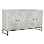 Aparador DKD Home Decor 155 x 40 x 85 cm Metal Branco Madeira de mangueira de DKD Home Decor, Armários e aparadores - Ref: S3...