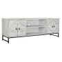 Mobile TV DKD Home Decor 180 x 40 x 60 cm Nero Metallo Bianco Legno di mango di DKD Home Decor, Tavoli e porta TV - Rif: S303...