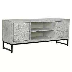 Mueble de TV DKD Home Decor Metal Madera de mango (130 x 40 x 55 cm) de DKD Home Decor, Mesas y soportes para TV - Ref: S3034...