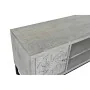 Móvel de TV DKD Home Decor Metal Madeira de mangueira (130 x 40 x 55 cm) de DKD Home Decor, Mesas e suportes para TV - Ref: S...