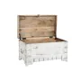 Coffre DKD Home Decor Blanc Marron Clair Bois de manguier 78,7 x 43 x 45,7 cm de DKD Home Decor, Boîtes et coffres de rangeme...